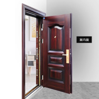 Aibik 简约现代风格安全门防盗门 单门2050*960*90mm+机械锁