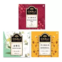 PY 防暑降温袋泡养生花茶组合(五宝酸梅茶59.5g+金银花10.5g+罗汉果白茶21g)单独茶包包装