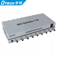 晶华DT-7308 sdi高清分配器广播级1进8出SDI一分八SD/HD/3G-SDI