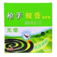 枪手 无烟 蚊香 有效驱蚊 大盘 10盘一盒 10盒装