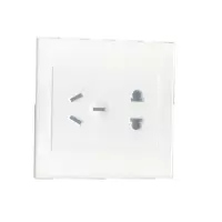 德力西 雅白开关插座面板家用 五孔10A CD831白 （ 计价单位：个 ）