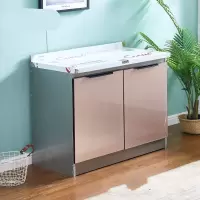 定制 转角柜带储架 800*600*800+100，图片仅供参考，以实物为准