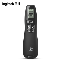 罗技(Logitech) R800 无线演示器 ppt翻页笔 演示笔(激光笔) 黑色