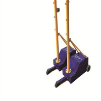 高品质移动羽毛球柱 (含网)标准羽毛球网架子支架室外便携式