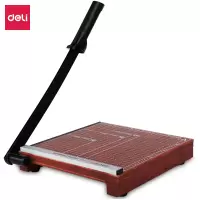 自营 新品 得力deli8005木质切纸机切纸刀裁纸刀裁纸机250mm250mm