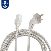 (DT)海锚 HM-J12 1.5米三孔转换插头 品字型通用电源线插座 接线板(计价单位:个) 白色