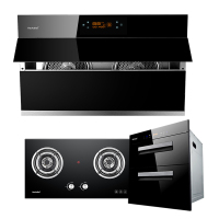 好太太J911+2309A+019S油烟机燃气灶消毒柜烟灶消套装厨房三件套(天然气)