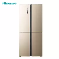 海信 (Hisense) BCD-416WMK1DPT 国民十字 对开门冰箱 矢量变频风冷无霜 节能静音 琥珀金