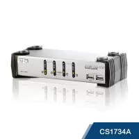 宏正(ATEN) 4端口USBKVM多电脑切换器带音频功能 CS1734A(单位:套)