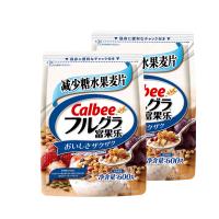 日本Calbee卡乐比富果乐减糖水果坚果麦片早餐即食600*2袋