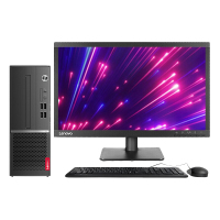 联想(Lenovo)M4000s办公台式电脑I5-9400 8G 1T+256GSSD 2G独显 键鼠 串)+23英寸