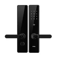 海尔(Haier)指纹锁智能锁家用防盗门锁识别锁电子锁木门锁E20密码锁刷卡锁十大品牌远程APP开门旗舰版防小黑盒通用