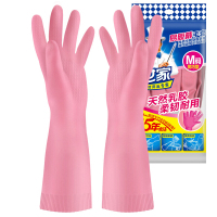 世家手套世家 灵巧型家务手套防水橡胶手套 厨房清洁洗碗 中号 21034