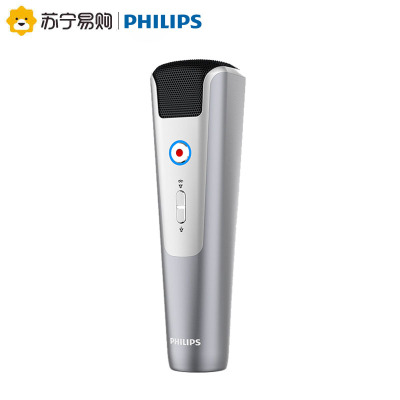 Philips/飞利浦VTR5166麦克风声卡唱歌手机专用话筒直播录歌音 语音转文本