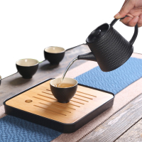 大润窑(DA RUN YAO)茶具 万马奔腾 跳刀8件/套装 单套价格 黑色