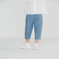 长裤2020年夏季女中童冰氧吧牛仔面料柔软凉爽长裤22082200421