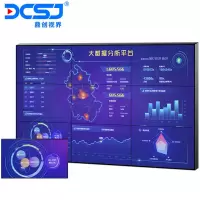 鼎创视界(DCSJ)京·东方面板55英寸0.88mm高清 液晶拼接屏 安防监控视频 会议显示器 大屏幕电视墙
