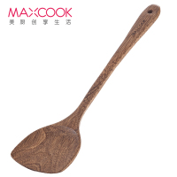 美厨(maxcook)鸡翅木锅铲 天然家用无漆无蜡鸡翅木铲炒铲 不粘锅铲 加长柄铲勺 MCCU193