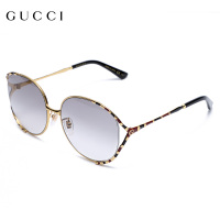 新年限量款古驰GUCCI太阳眼镜女士金属大框墨镜倪妮同款GG0595S-002-59