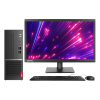 联想(Lenovo)M4000s商用办公台式电脑整机（I5-9400 8G 1T机械硬盘 键鼠 串口 ）19.5英寸