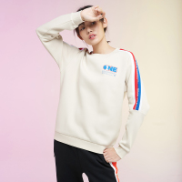 361°运动卫衣女装新款套头圆领长袖舒适宽松休闲上衣