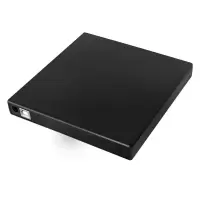 建兴外置光驱 外置DVD USB刻录机 移动光驱 黑色