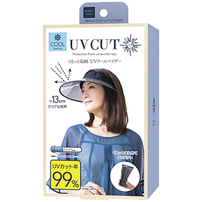 日本NEEDS 丽意姿 UV CUT 便携式冷感太阳帽