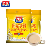 西麦(SEAMILD) 阳光早餐奶香营养燕麦片 700g*2袋 单包小包 共1400g 即食免煮 冲饮麦片 营养谷物早餐