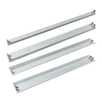 1.2米双管日光灯铁皮支架带罩