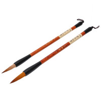 晨光中号狼毫书法练字学生绘画毛笔学生书法绘画墨汁文房四宝 毛笔+水写布HAWB0350