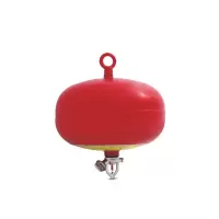 联塑 6kg悬挂干粉灭火器6公斤灭火器FZX-APT6/1.2吊挂温感自曝干粉球型灭火自动装置