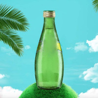 Hibake天然气泡矿泉水330ml*24瓶