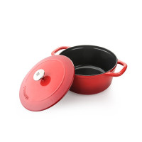 双立人(ZWILLING)黑色珐琅铸铁锅24cm40202-020