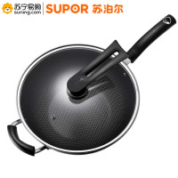 苏泊尔(SUPOR)晶钻全屏蜂巢炒锅VC30JC01 30cm(J)