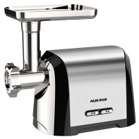 奥克斯(AUX)HX-J330 电动绞肉机搅拌机家用小型全自动商用大功率搅碎搅肉台式绞肉机不锈钢碎肉机多功能灌肠机标配版