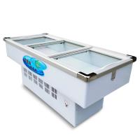 富雪岛TCD-200 2米海鲜柜蔬菜水果保鲜柜商用卧式冷藏柜水果捞麻辣烫烧烤点菜柜卤菜凉菜果蔬冷藏保鲜海鲜平面展示柜