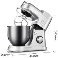 德玛仕（DEMASHI）厨师机全自动 揉面机和面机 家用商用鲜奶机搅拌多功能奶油机 CY-619