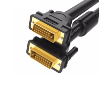 量谷dvi线24+1双通道高清线台式电脑主机七彩虹微星显卡连接三星显示器投影仪索尼蓝光转换线黑色DVI 1.5米