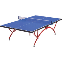 启康 红双喜(DHS)室内乒乓球台训练比赛T3088 15mm台面 双脚折叠式 (含网架)