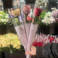 红玫瑰 鲜花速递 每支单独包装[100支价格]企业专享