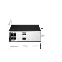华为 HUAWEI S1720-10GW-PWR-2P 8个千兆电2个千兆光口 POE供电交换机