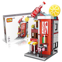 俐智(Loz)积木 MINI街景 小颗粒积木 微颗粒积木街景拼装钻石积木儿童节礼物玩具模型 1622士多店/396PCS