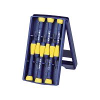 长城（THE GREAT WALL）6pcs塑柄精密钟表旋具组套一字十字修手机螺丝刀钟表