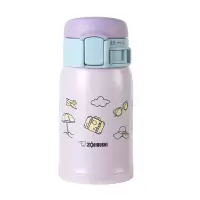 象印(ZOJIRUSHI) 保温杯 SM-SP24 马卡龙保温杯真空不锈钢水杯少女便携儿童迷你进口杯