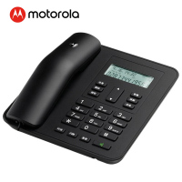 摩托罗拉(MOTOROLA) CT310C 电话机座机固定电话 办公家用 免电池 有绳 大屏幕(黑色)