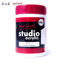 澳洲蒙玛特 Mont Marte 画颜料 手绘墙绘绘画颜料300ML钛白 MSCH3001