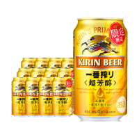 2020年夏季限定日本进口KIRIN麒麟超芳醇啤酒350ml*12罐一番榨