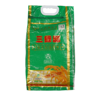 2019年黑龙江新米，黑龙江三绿源编织袋包装东北珍珠贡米5kg，寒地黑土优质稻种，一级大米鲜米细新米精选贡米