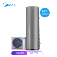 美的Midea/KF66/200L-MH(E3) 空气能热水器家用热泵空气源热水器电热200升