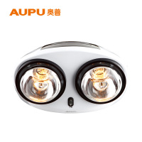 奥普(AUPU)浴霸FB305G白色 壁挂式灯暖 壁挂机 两灯型浴霸